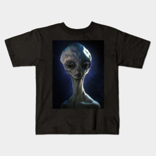 Zeta Alien looking Kids T-Shirt